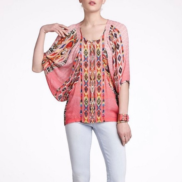 Anthropologie Tops - ANTHROPOLOGIE Tanvi Kedia Boho Tunic Women’s Size Small